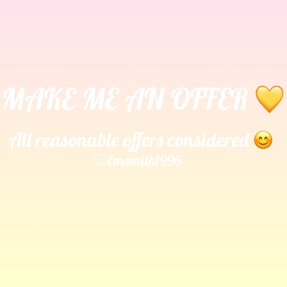 OFFERS WELCOMED